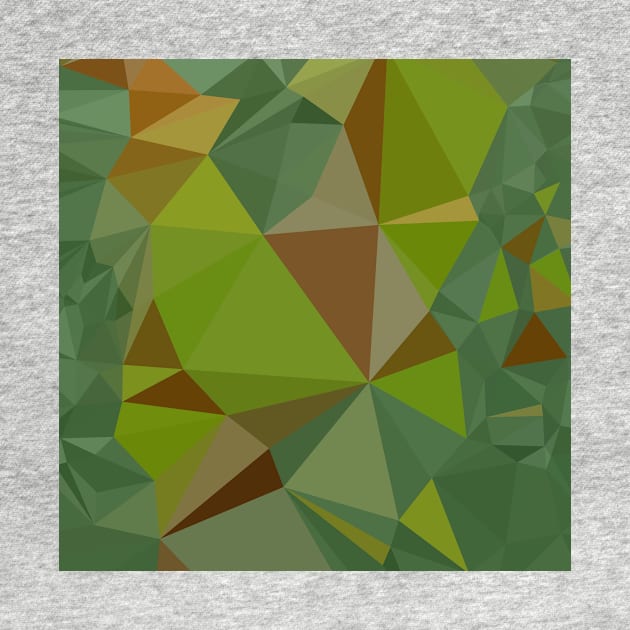 Dark Pastel Green Abstract Low Polygon Background by retrovectors